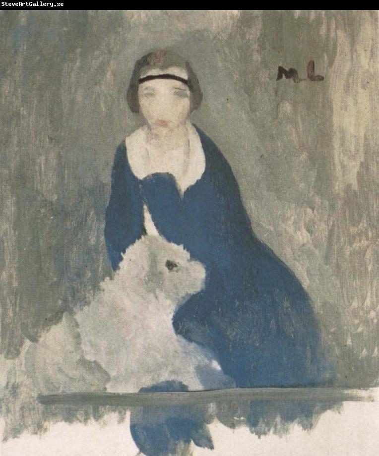 Marie Laurencin Asijici and dog